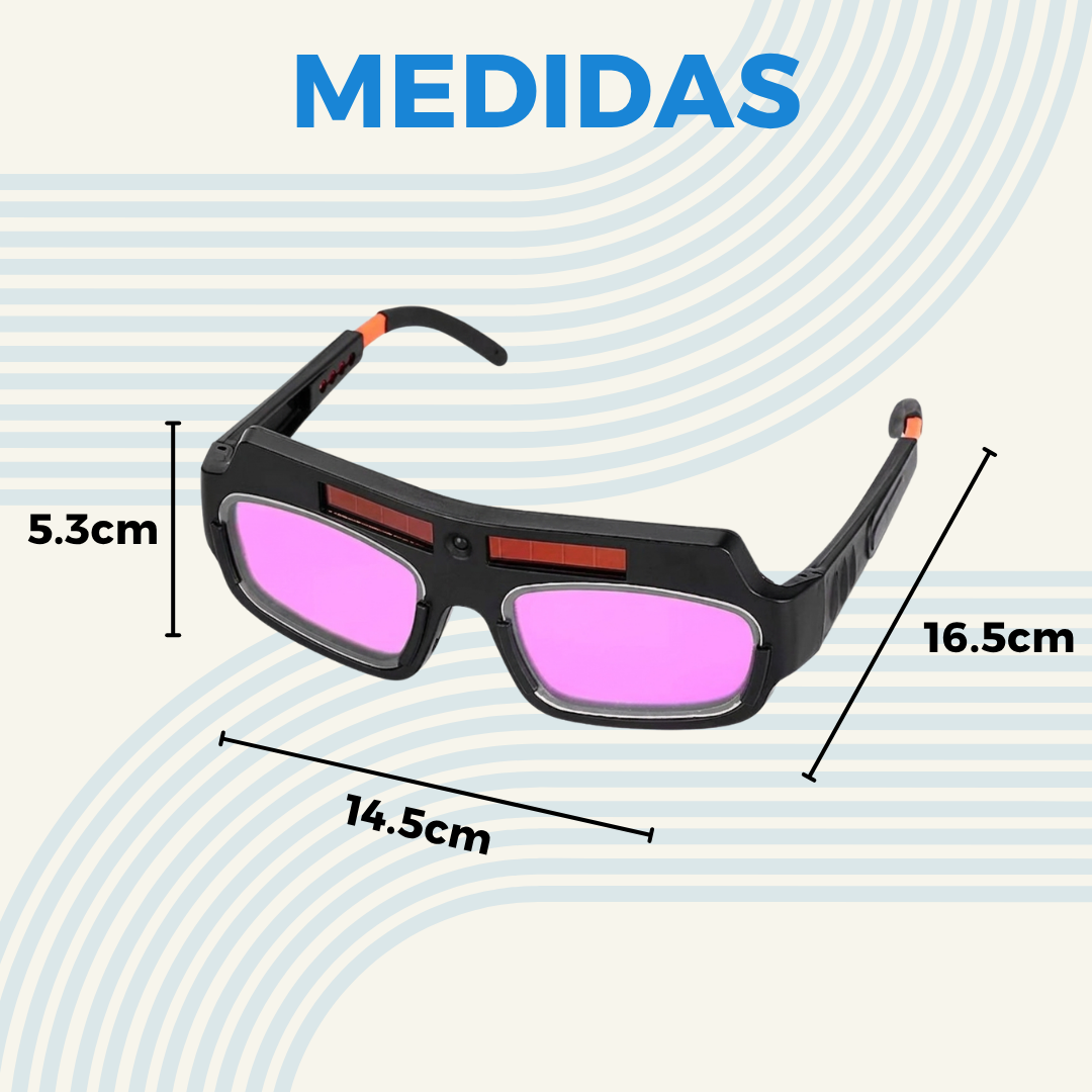 Detalles de los lentes de soldadura fotosensibles autom&aacute;ticos